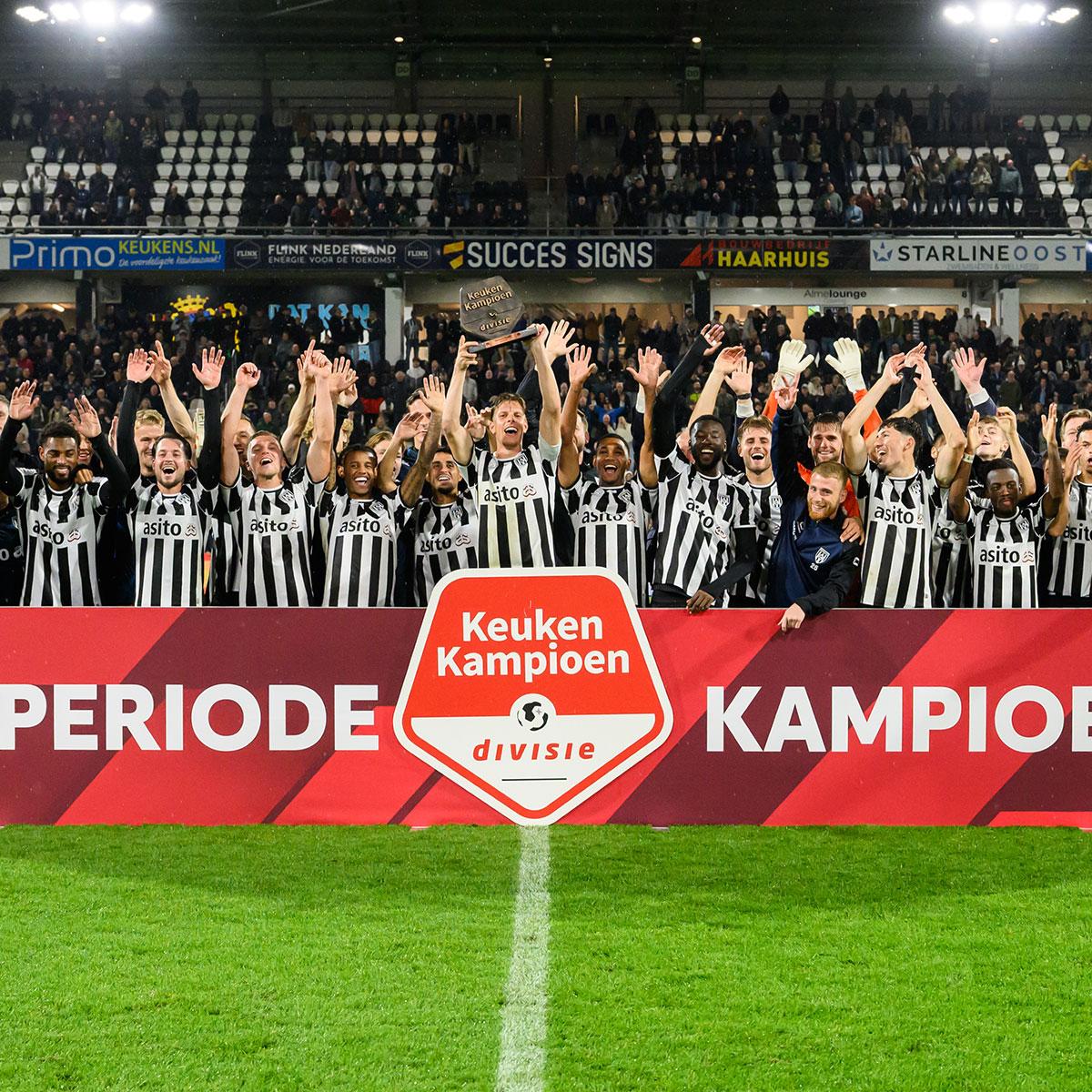 De periodetitel is binnen door een ruime overwinning